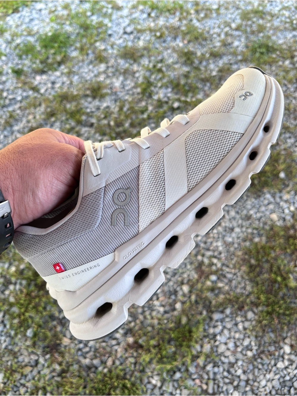 On CloudRunner
Athletic/Running
Lifestyle Shoes
Size 6 for Women
Grey-Frost
